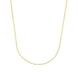 AMOR 9ct Yellow Gold Singapore Chain Necklace