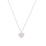 AMOR Silver Heart Pendant Necklace