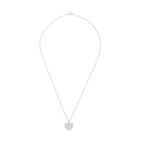 AMOR Silver Heart Pendant Necklace