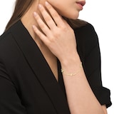 AMOR 9ct Yellow Gold Ball Chain Bracelet