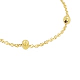 AMOR 9ct Yellow Gold Ball Chain Bracelet