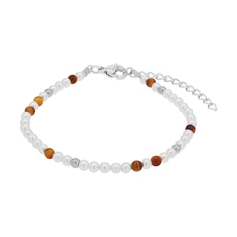 Amor Stainless Steel Pearl
Tigers Eye Beaded Bracelet Amor Stainless Steel Pearl
Tigers Eye Beaded Bracelet