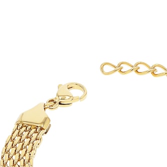 AMOR Yellow Gold Coloured Chain Bracelet AMOR Yellow Gold Coloured Chain Bracelet