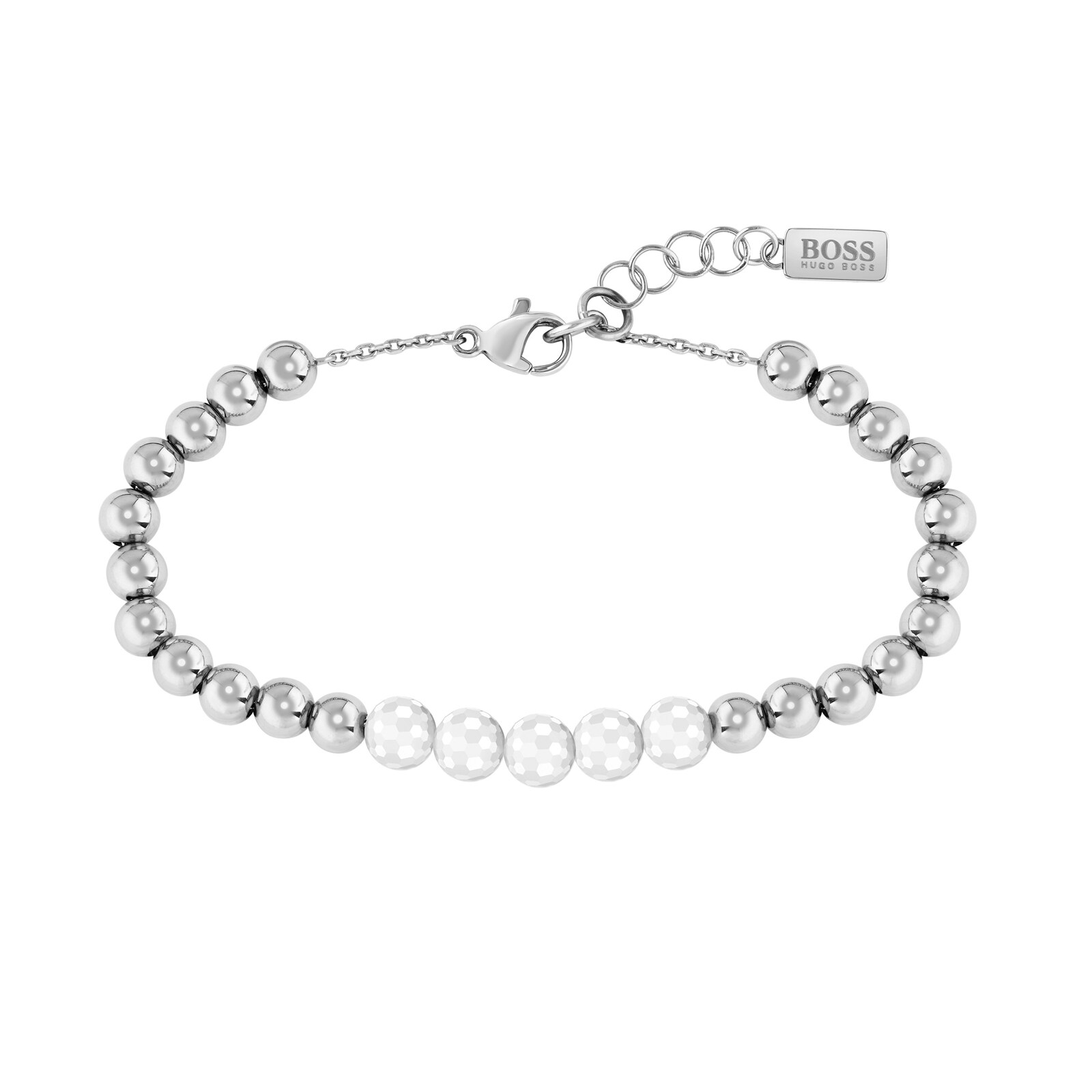 BOSS Beads Stainless Steel & Ceramic Bracelet