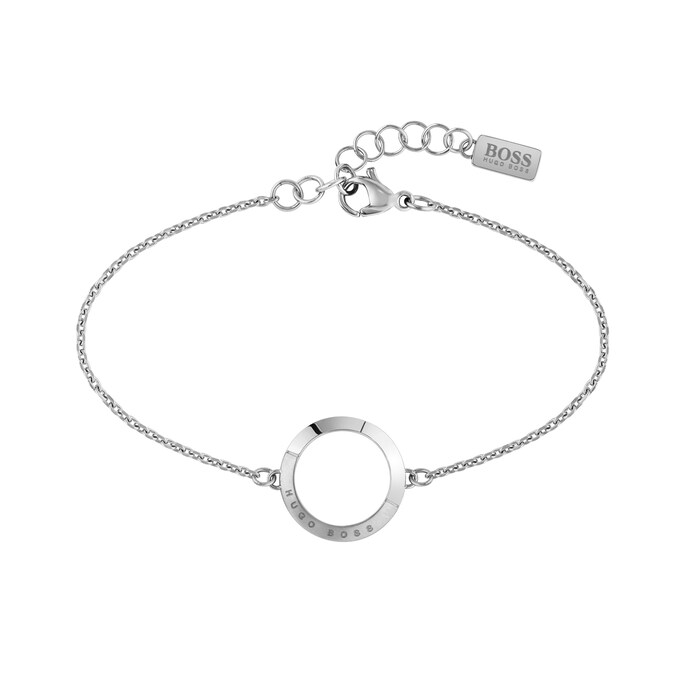 BOSS Ophelia Crystal Stainless Steel Bracelet