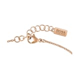 BOSS Ophelia Crystal Rose Gold Coloured Bracelet