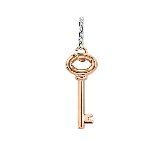 BOSS Soulmate Silver Gold Coloured Necklace