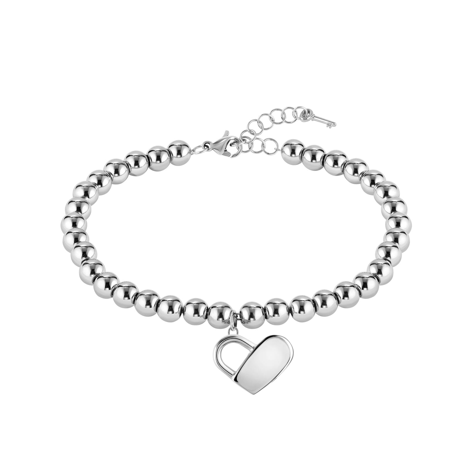 BOSS Ladies BOSS Stainless Steel Beaded Bracelet