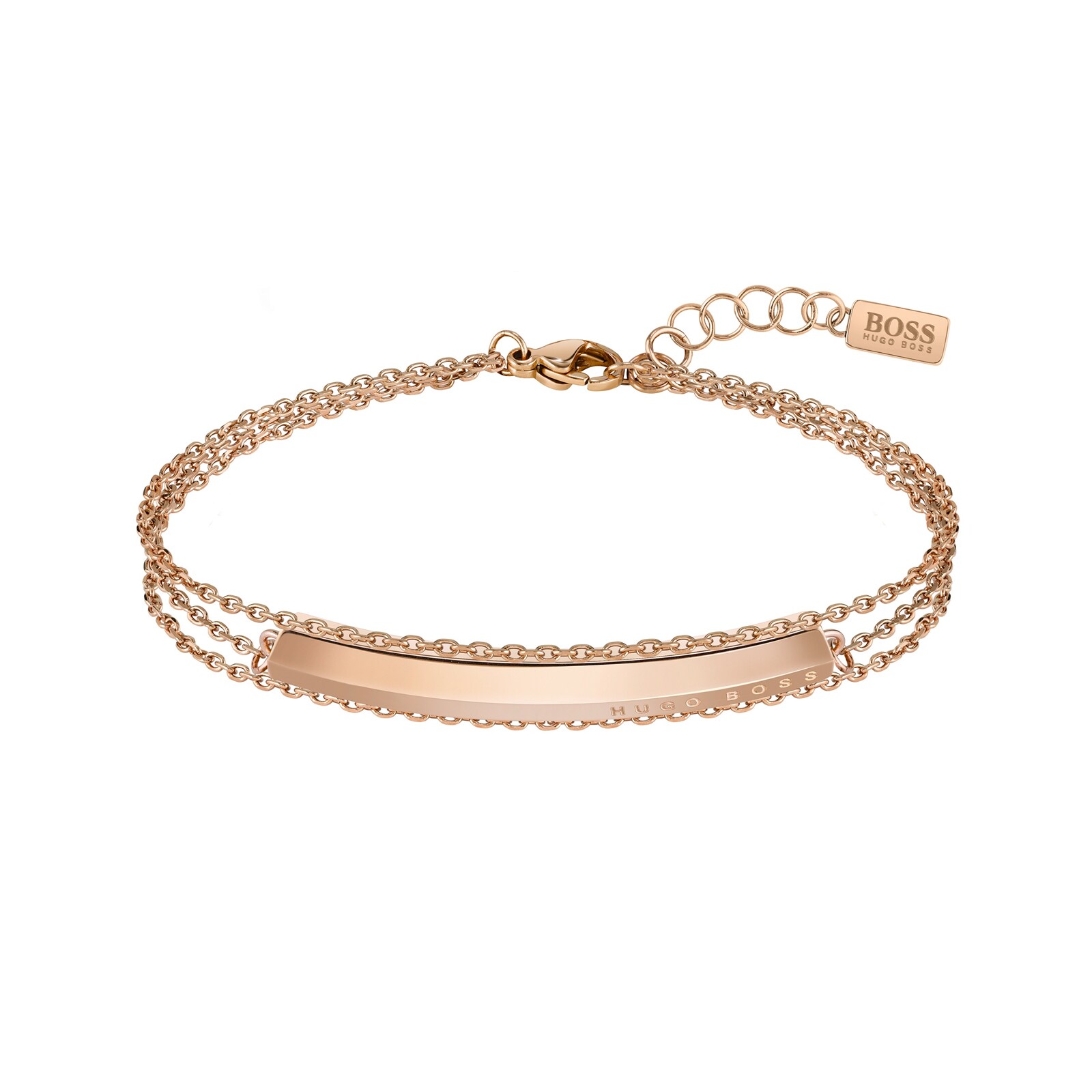 BOSS Rosette Rose Gold Coloured Bracelet