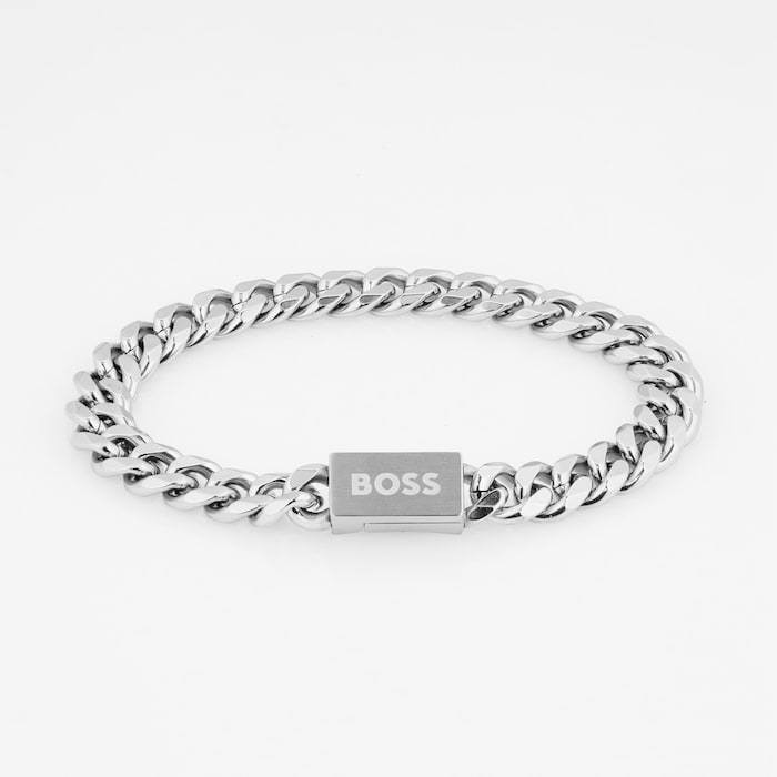 BOSS Stainless Steel Chain Link Bracelet