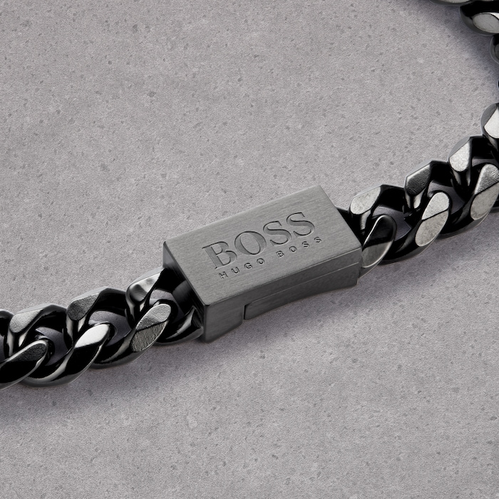 BOSS Black Chain Link Bracelet
