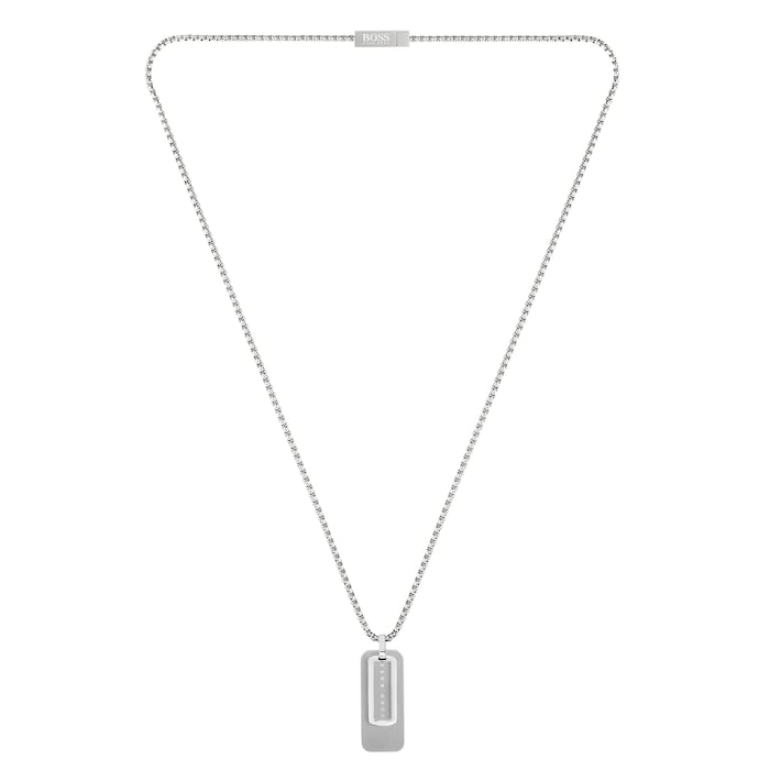 BOSS Dual Stainless Steel Double Pendant