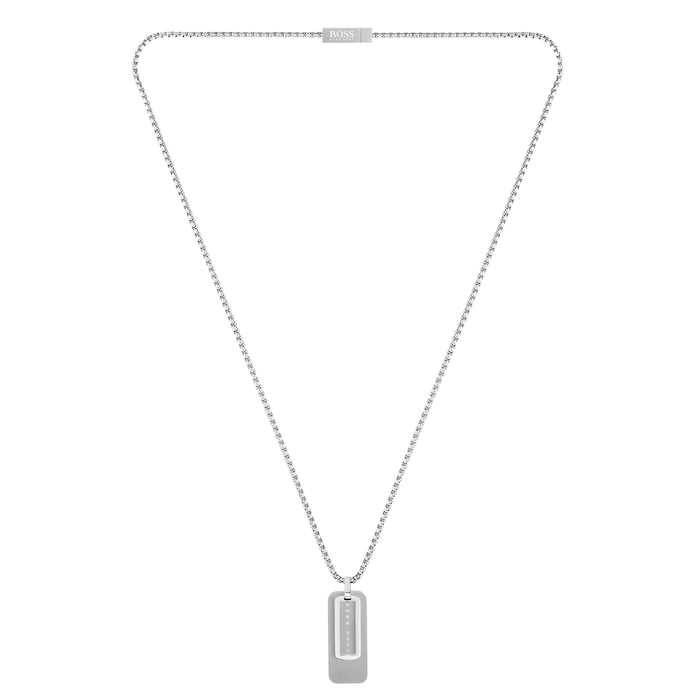 BOSS Dual Stainless Steel Double Pendant