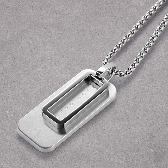 BOSS Dual Stainless Steel Double Pendant