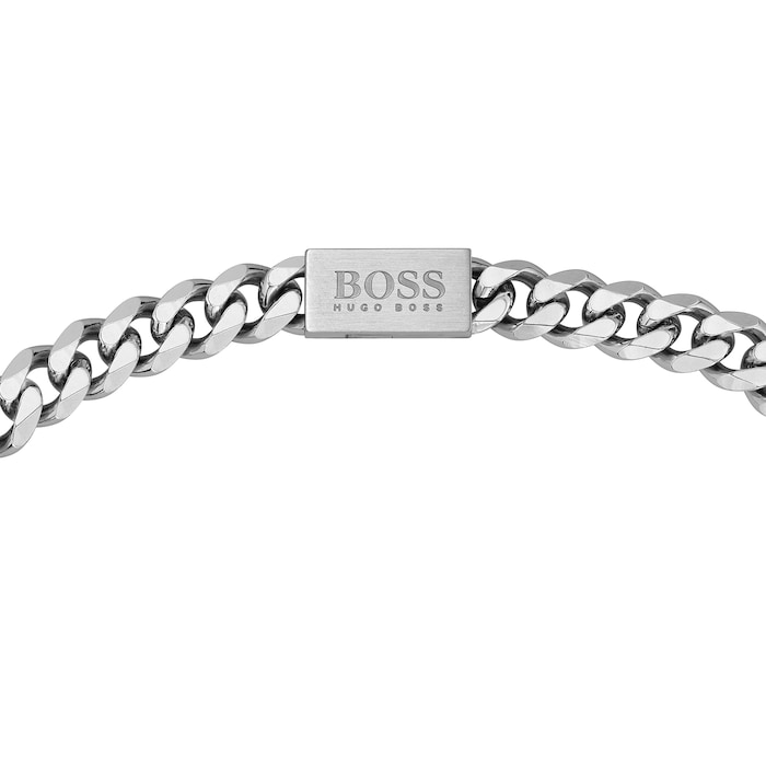 BOSS Stainless Steel Chain Link Necklace