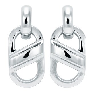 BOSS Ladies BOSS Stainless Steel Chain Link Earrings