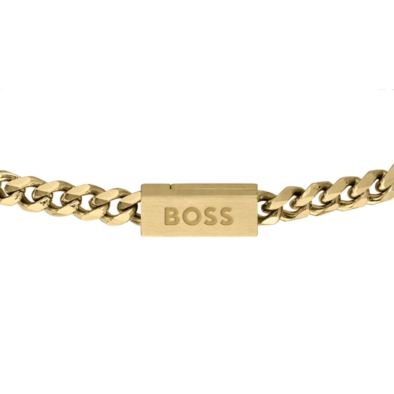 BOSS Gold Coloured Chain For Him Bracelet 1580172M Goldsmiths