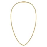 BOSS Gents BOSS Yellow Gold Coloured Curb Chain Necklace