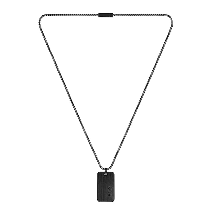 BOSS ID Black & Bronze Plated Pendant