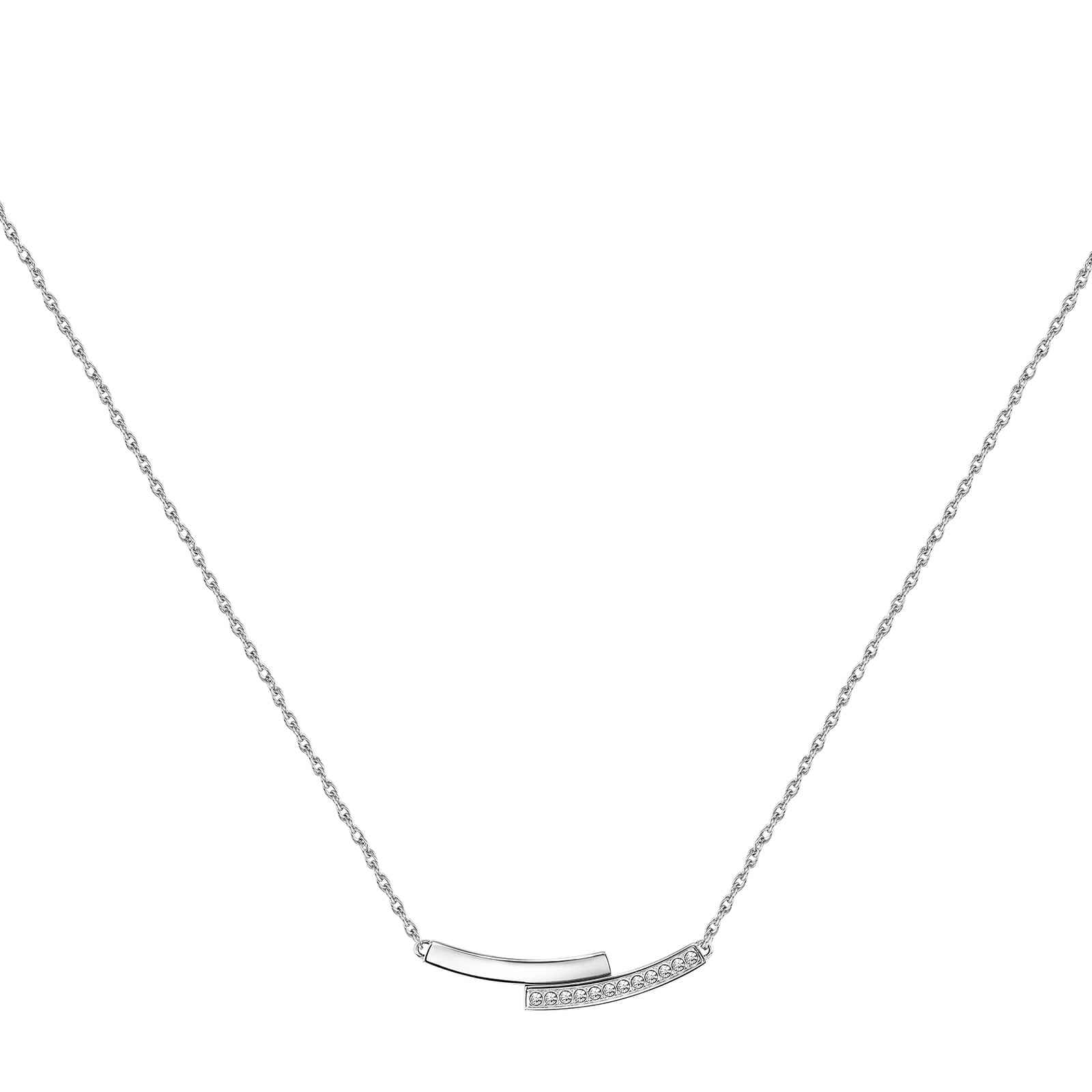 BOSS Ladies BOSS Saya Stainless Steel Crystal Necklace