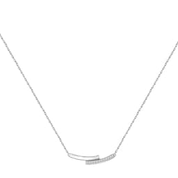 37990130 - Ladies BOSS Saya Stainless Steel Crystal Necklace