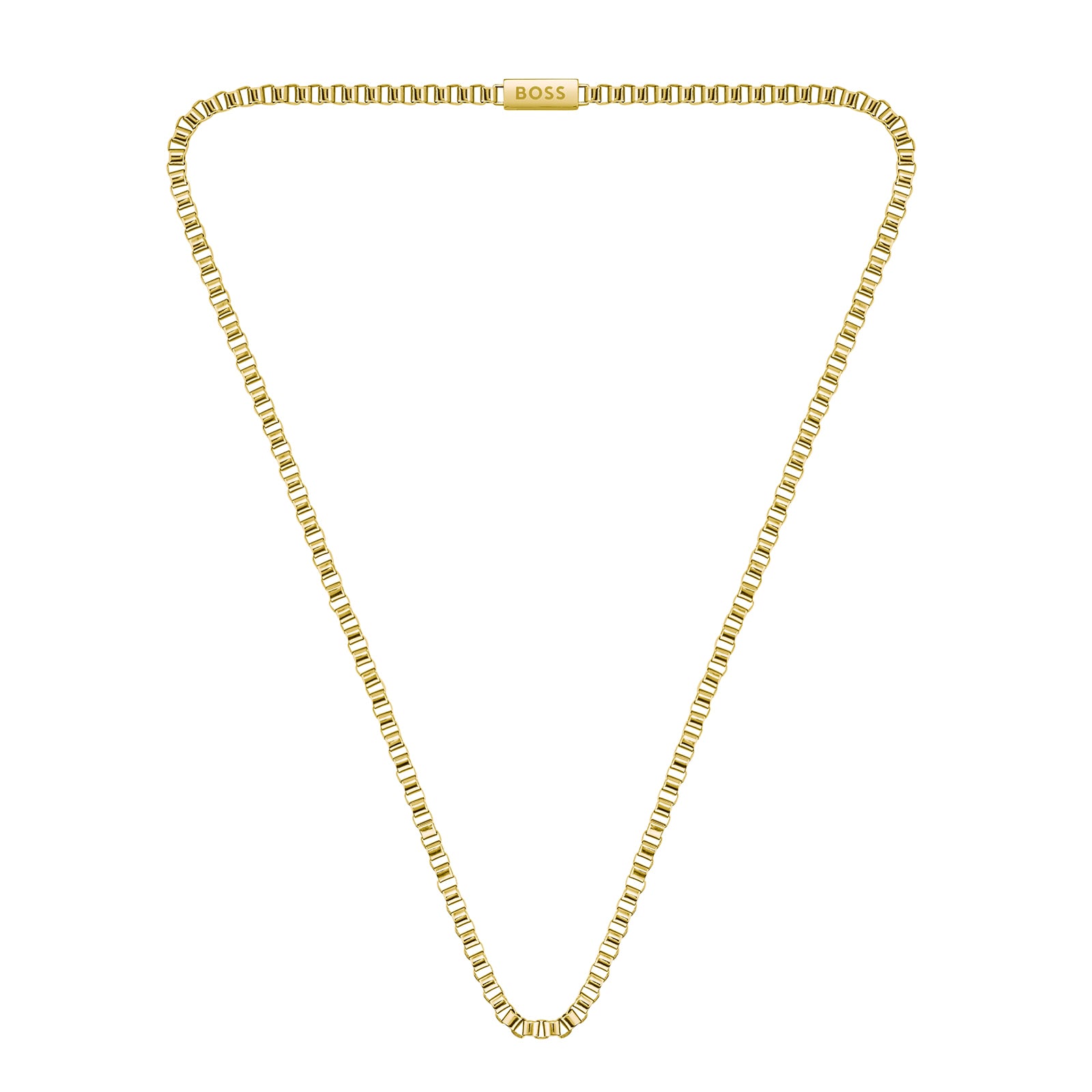 BOSS Gents BOSS Yellow Gold Coloured Chain Necklace
