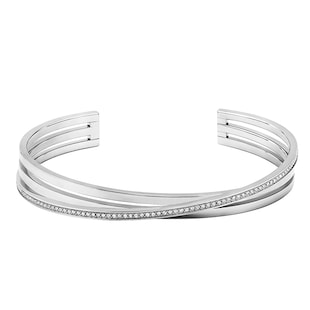 BOSS Ladies BOSS Saya Stainless Steel Crystal Bracelet