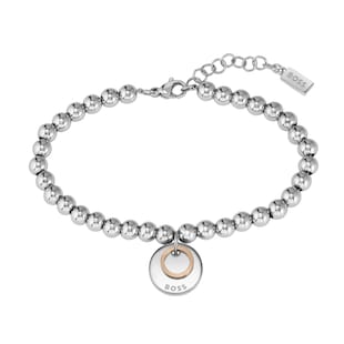 BOSS Ladies BOSS Stainless Steel Medallion Bracelet