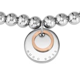 BOSS Ladies BOSS Stainless Steel Medallion Bracelet