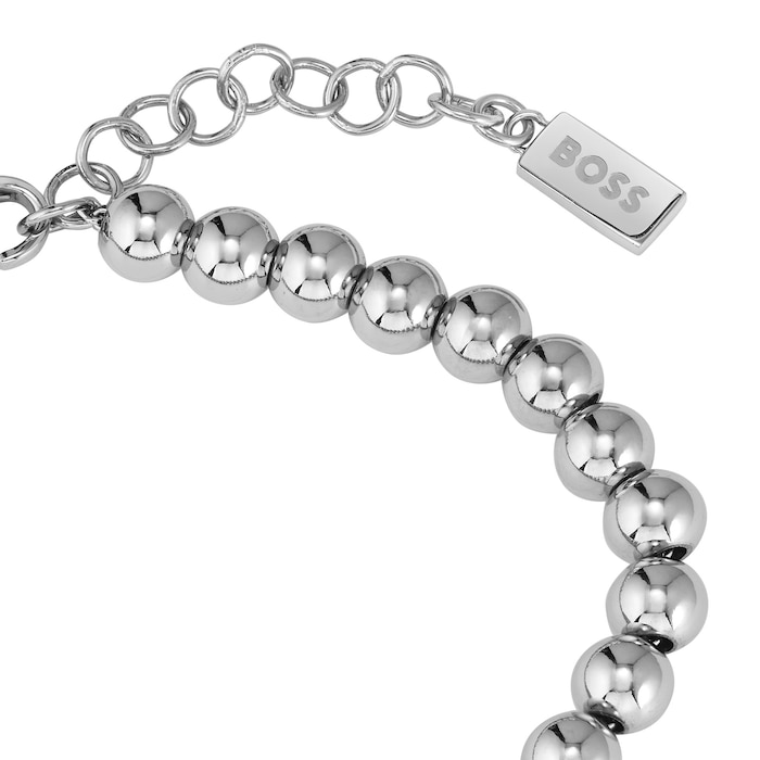 BOSS Ladies BOSS Stainless Steel Medallion Bracelet