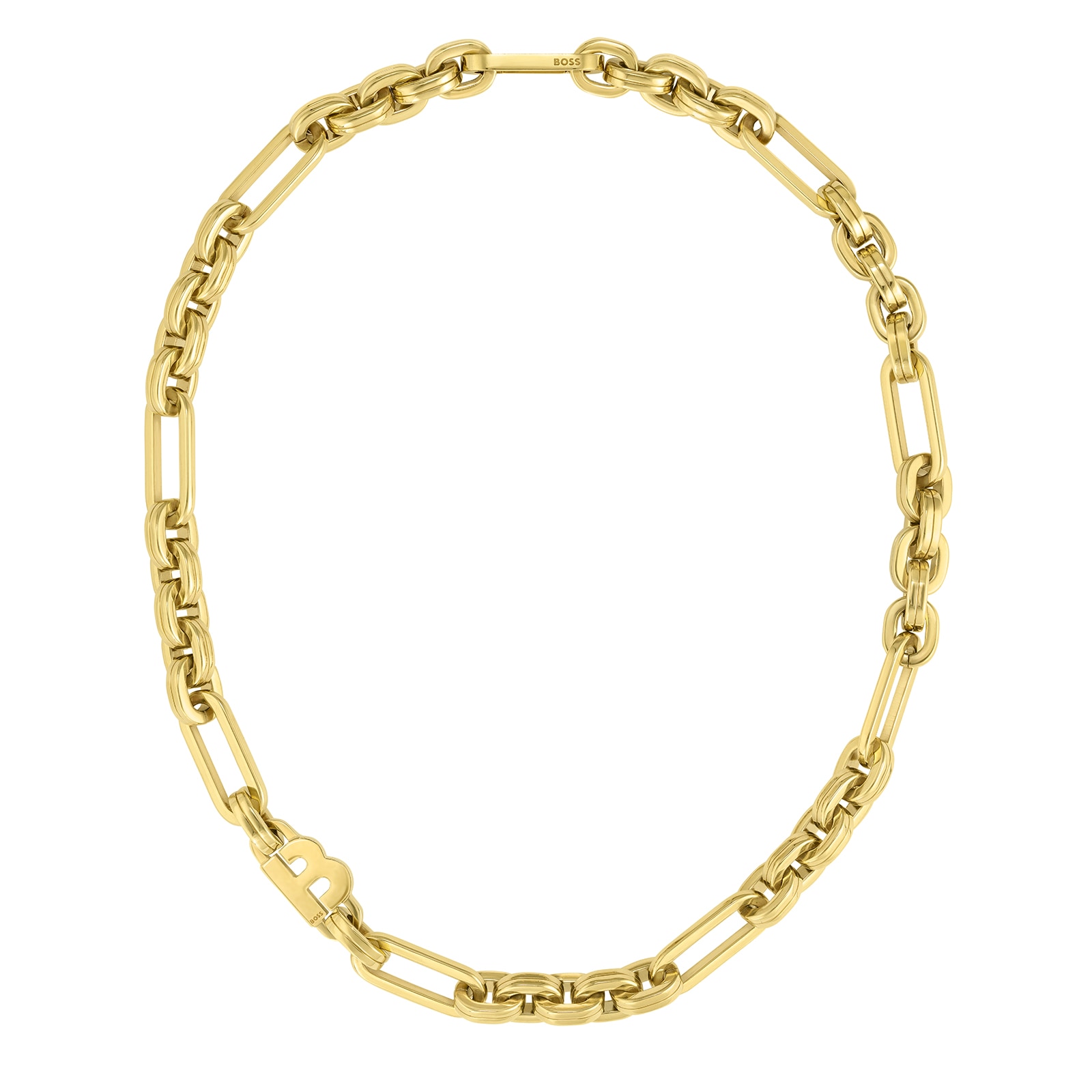 Hailey Yellow Gold Link Chain Necklace