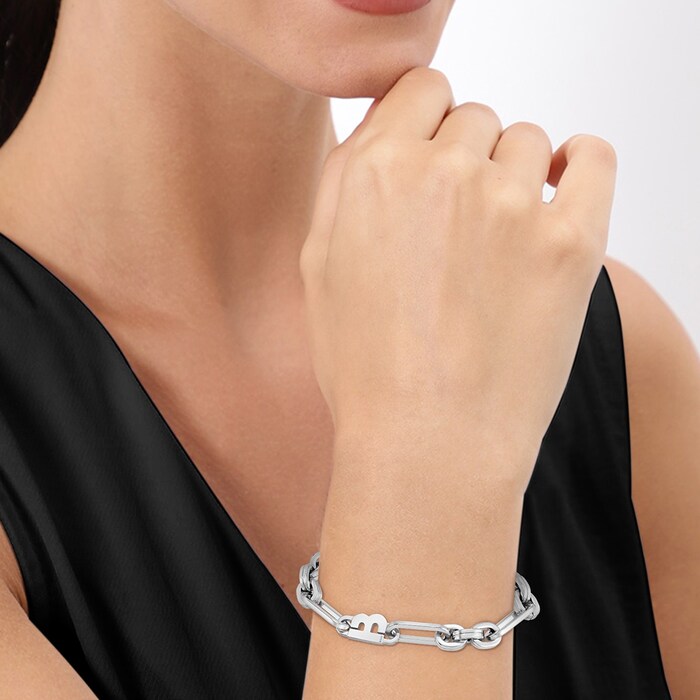 BOSS Ladies BOSS Hailey Stainless Steel Link Chain Bracelet