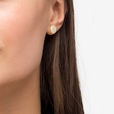 BOSS Ladies BOSS Rose Gold Coloured Medallion Crystal Stud Earrings