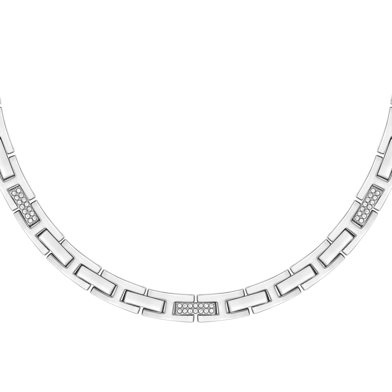 BOSS Ladies BOSS Thalia Stainless Steel Crystal Necklace