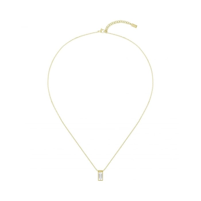 BOSS Ladies Clia Light Yellow Gold Coloured Crystal Necklace