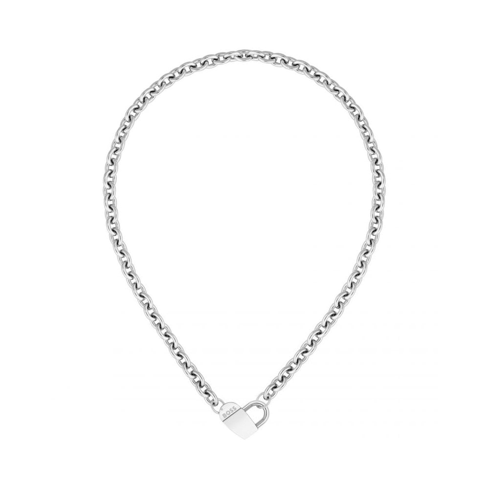 Ladies Dinya Stainless Steel Heart Necklace