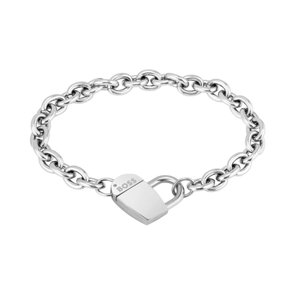 Ladies Dinya Stainless Steel Heart Bracelet
