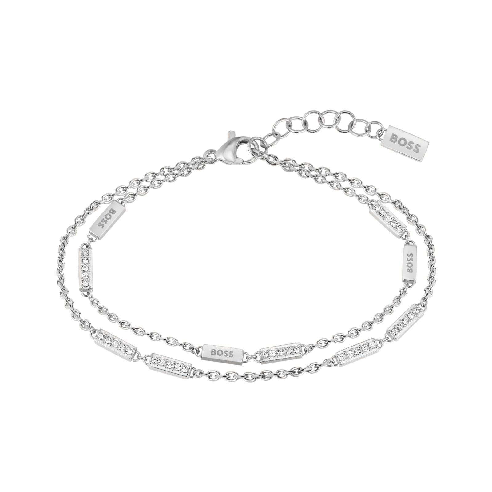 BOSS Laria Stainless Steel Station Bracelet