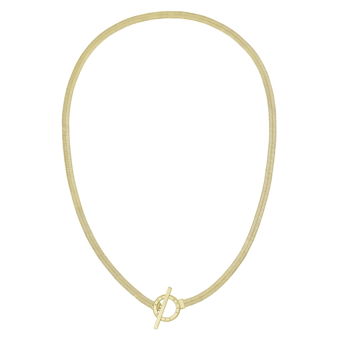 Ladies Zia Light Yellow Gold Plated Chain Necklace