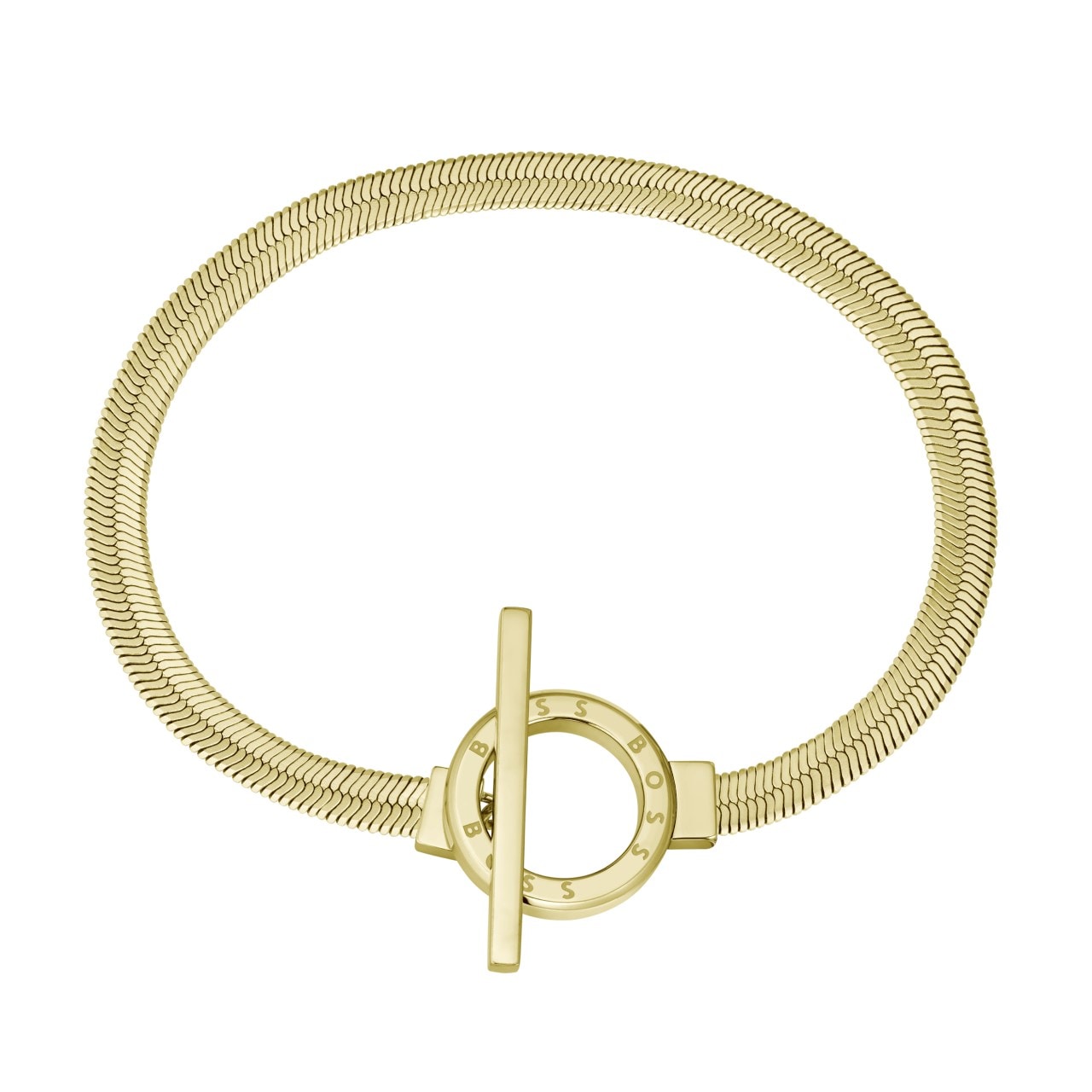 Ladies Zia Light Yellow Gold Plated Chain Bracelet