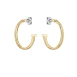 BOSS Zia Gold Coloured Hoop Earrings