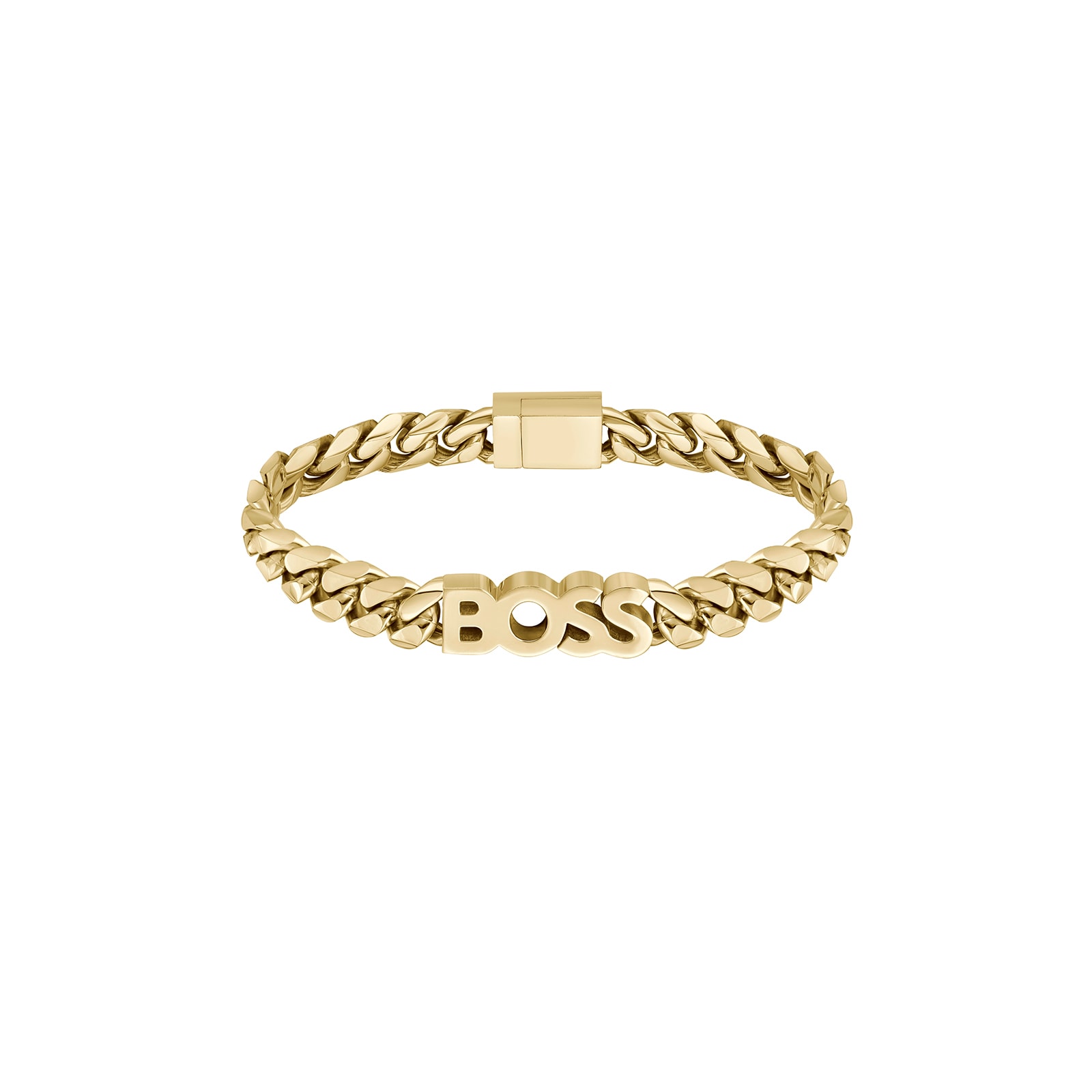 Mens Kassy Gold Coloured Chain Bracelet