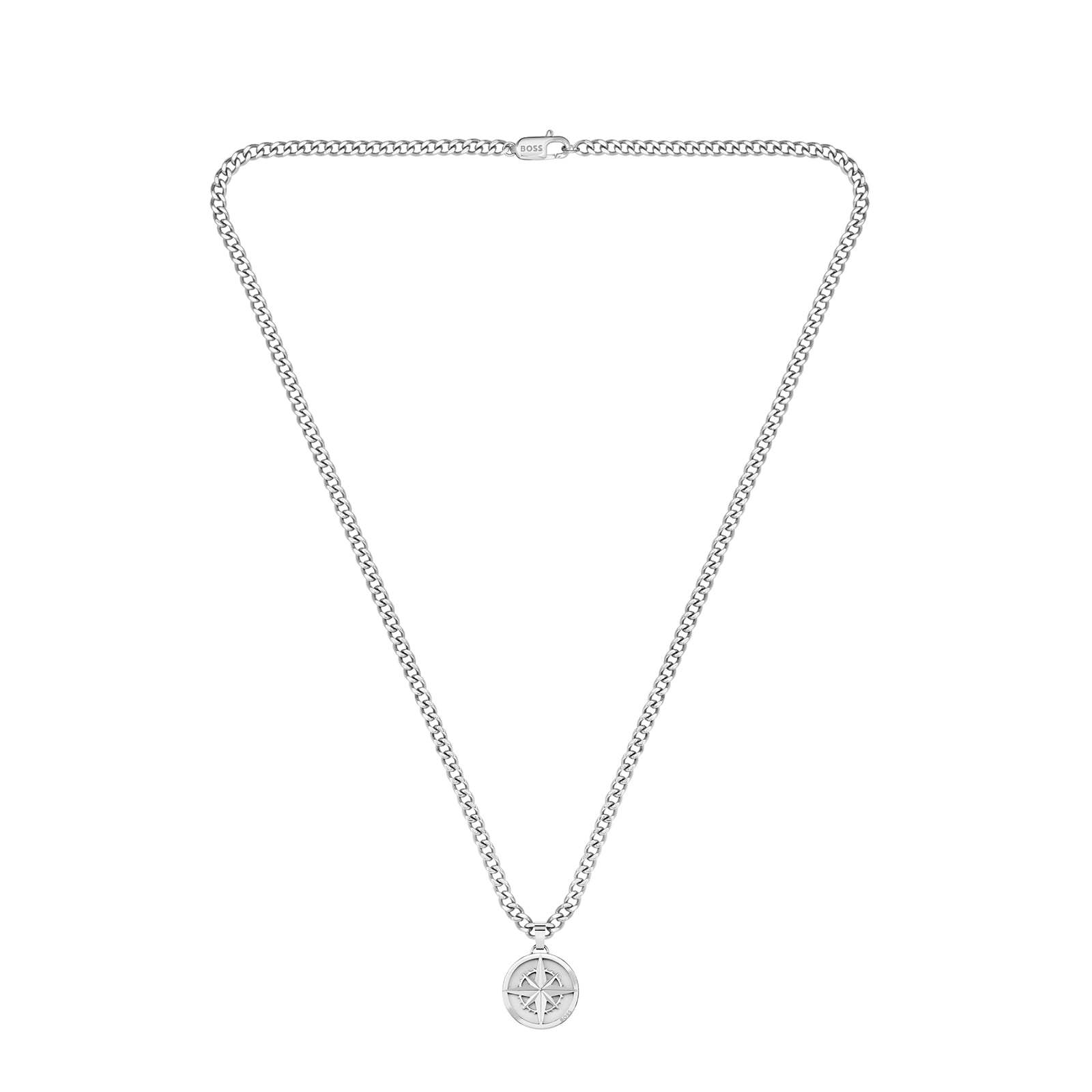 BOSS Gents BOSS North Stainless Steel Chain Pendant