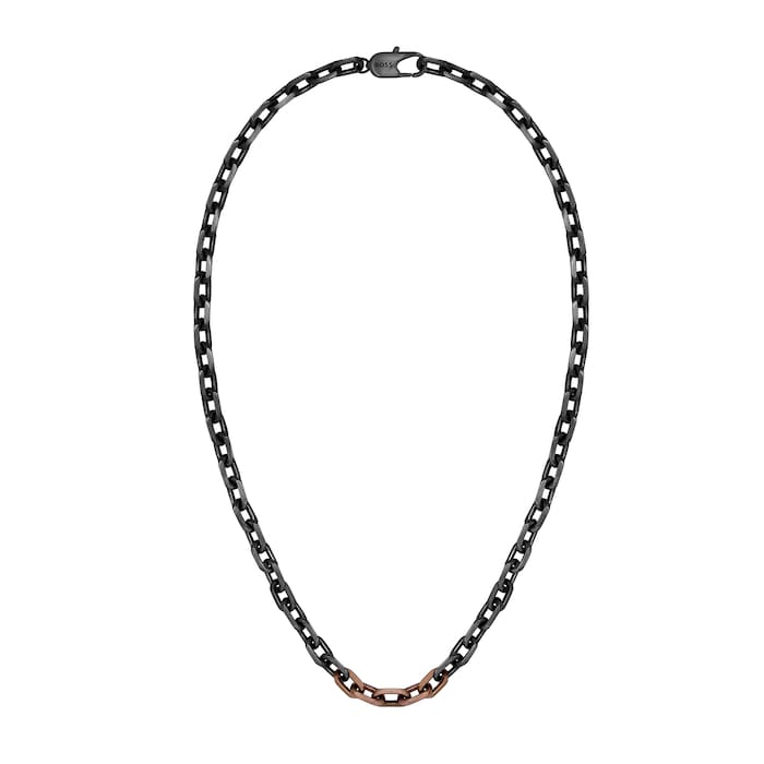 BOSS Gents BOSS Kane Black Stainless Steel Necklace