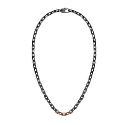 37990390 - Gents BOSS Kane Black Stainless Steel Necklace