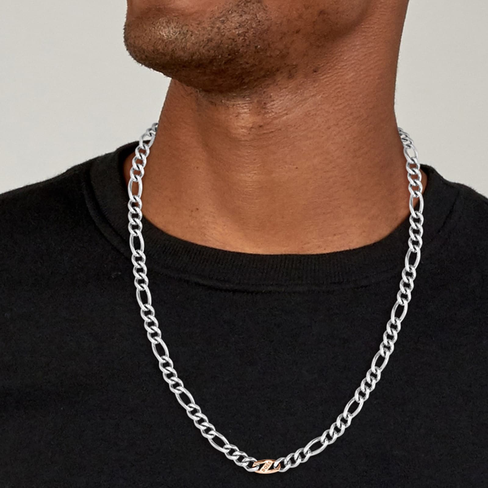 BOSS Gents BOSS Rian Stainless Steel Necklace 1580586 | Goldsmiths