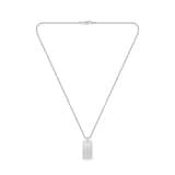 BOSS Gents BOSS Devon Box Chain Stainless Steel and Yellow Gold IP Necklace