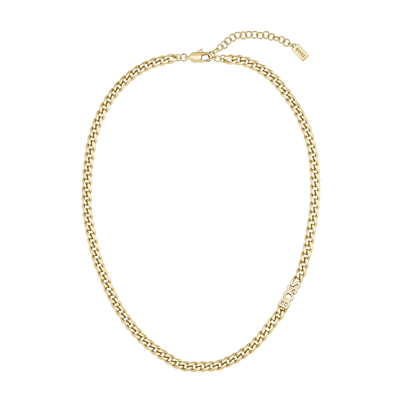 BOSS Ladies BOSS Kassy Light Gold IP Necklace