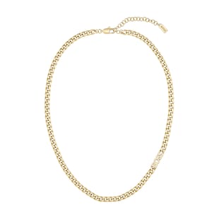 BOSS Ladies BOSS Kassy Light Gold IP Necklace