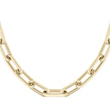 BOSS Ladies BOSS Halia Light Gold Coloured Linked Necklace